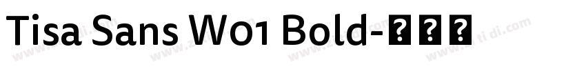 Tisa Sans W01 Bold字体转换